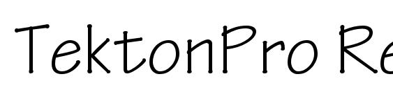 TektonPro Regular Font