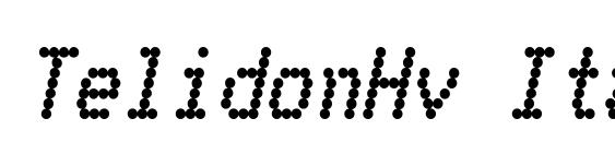 TelidonHv Italic font, free TelidonHv Italic font, preview TelidonHv Italic font