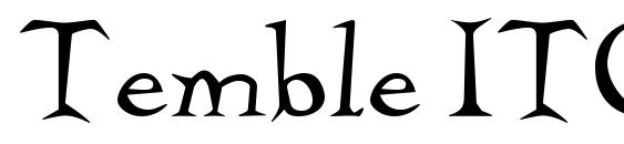 Temble ITC Normal Font