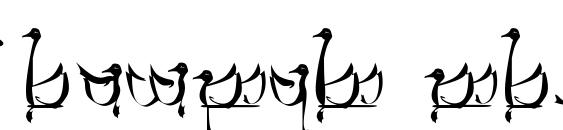 Tengwar teleri font, free Tengwar teleri font, preview Tengwar teleri font
