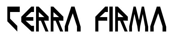 Terra Firma Condensed Font