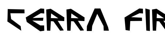 Terra Firma Rough Font