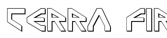 Terra Firma Shadow Font