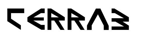 Terra3 font, free Terra3 font, preview Terra3 font