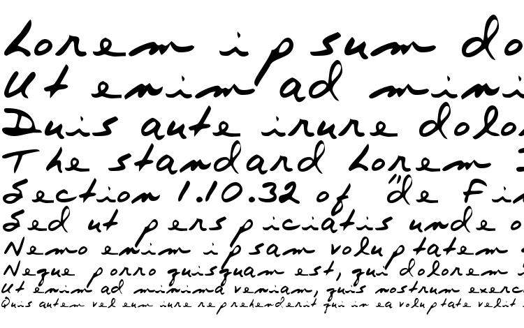 specimens Terryshand font, sample Terryshand font, an example of writing Terryshand font, review Terryshand font, preview Terryshand font, Terryshand font