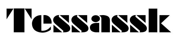 Tessassk regular Font