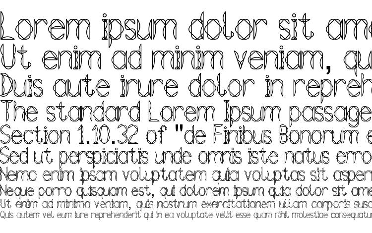 specimens Tetraclericton font, sample Tetraclericton font, an example of writing Tetraclericton font, review Tetraclericton font, preview Tetraclericton font, Tetraclericton font
