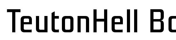 TeutonHell Bold font, free TeutonHell Bold font, preview TeutonHell Bold font