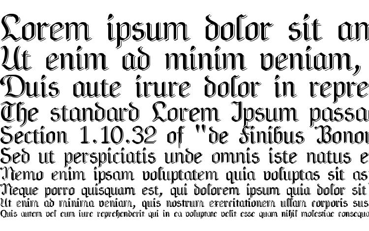 specimens Teutonia font, sample Teutonia font, an example of writing Teutonia font, review Teutonia font, preview Teutonia font, Teutonia font