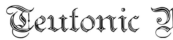 Teutonic No2 DemiBold Font