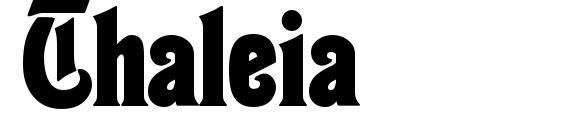 Thaleia font, free Thaleia font, preview Thaleia font