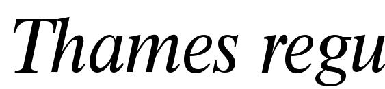 Thames regularita font, free Thames regularita font, preview Thames regularita font