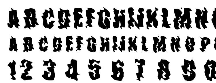glyphs The Drips font, сharacters The Drips font, symbols The Drips font, character map The Drips font, preview The Drips font, abc The Drips font, The Drips font