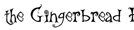the Gingerbread House Font