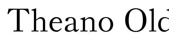 Theano Old Style Regular Font