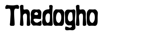 Thedogho font, free Thedogho font, preview Thedogho font