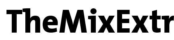 TheMixExtraBold Plain Font