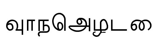 Thenmoli regular Font