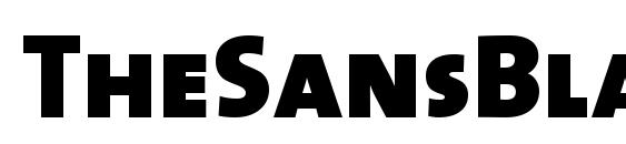 TheSansBlack Caps Font