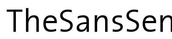 TheSansSemiLight Plain Font