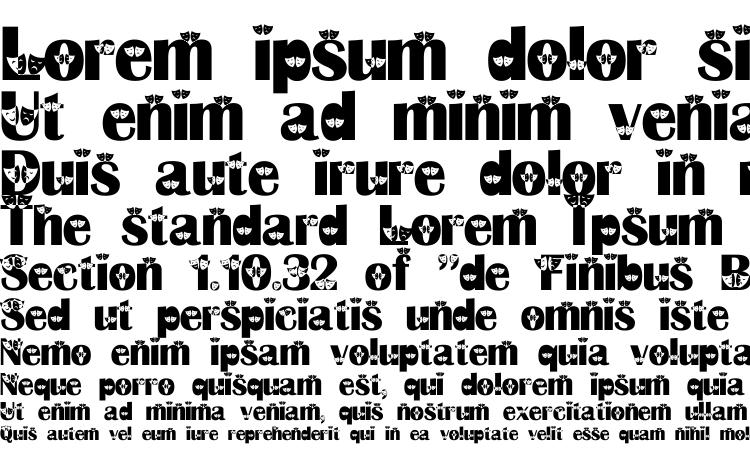 specimens Thespian font, sample Thespian font, an example of writing Thespian font, review Thespian font, preview Thespian font, Thespian font