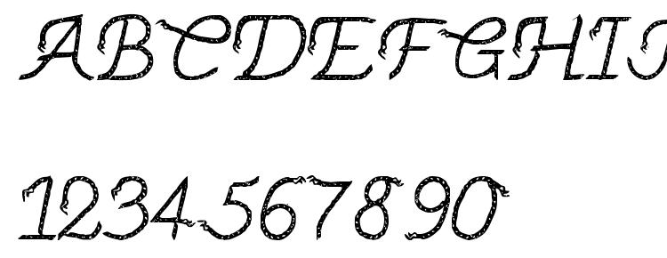 глифы шрифта Thinrope, символы шрифта Thinrope, символьная карта шрифта Thinrope, предварительный просмотр шрифта Thinrope, алфавит шрифта Thinrope, шрифт Thinrope