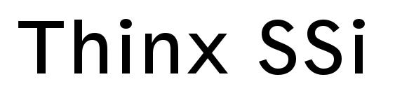 Thinx SSi Font