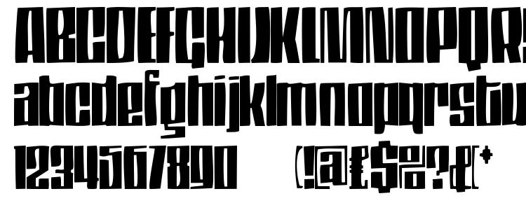 glyphs Thompson font, сharacters Thompson font, symbols Thompson font, character map Thompson font, preview Thompson font, abc Thompson font, Thompson font