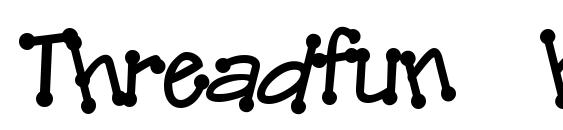 Threadfun bolditalic font, free Threadfun bolditalic font, preview Threadfun bolditalic font