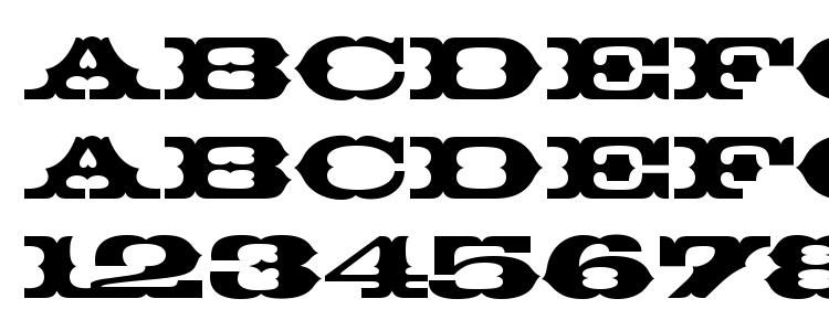 glyphs Thunderbird BT font, сharacters Thunderbird BT font, symbols Thunderbird BT font, character map Thunderbird BT font, preview Thunderbird BT font, abc Thunderbird BT font, Thunderbird BT font