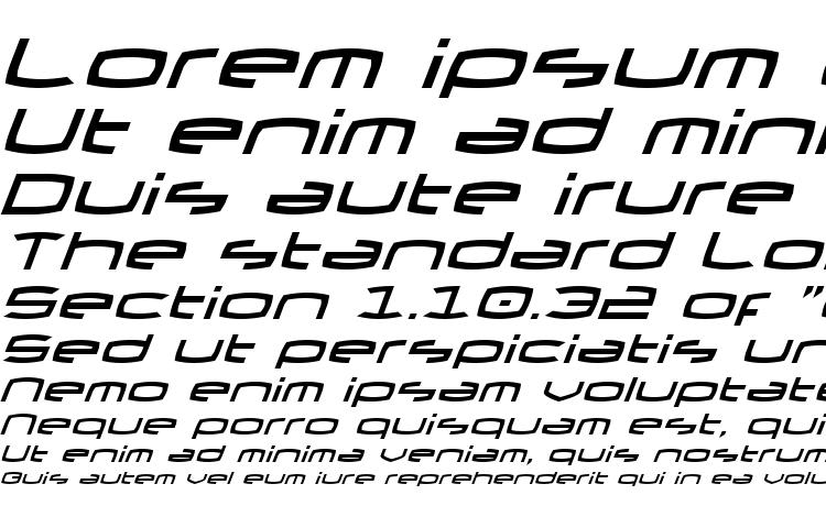 specimens Thundergod II Italic font, sample Thundergod II Italic font, an example of writing Thundergod II Italic font, review Thundergod II Italic font, preview Thundergod II Italic font, Thundergod II Italic font