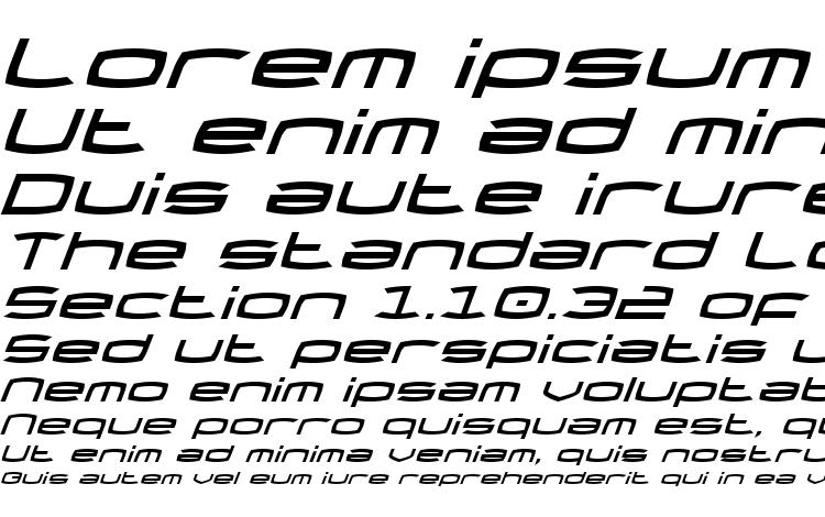 specimens Thundergod Italic font, sample Thundergod Italic font, an example of writing Thundergod Italic font, review Thundergod Italic font, preview Thundergod Italic font, Thundergod Italic font