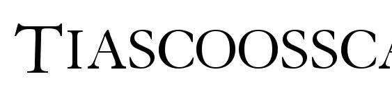 Tiascoosscapsssk regular font, free Tiascoosscapsssk regular font, preview Tiascoosscapsssk regular font