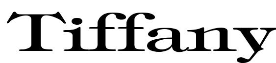 Tiffany Normal Ex font, free Tiffany Normal Ex font, preview Tiffany Normal Ex font