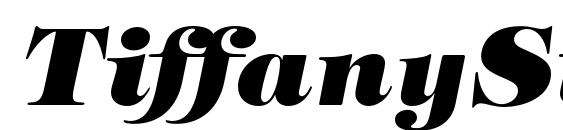 TiffanyStd HeavyItalic Font