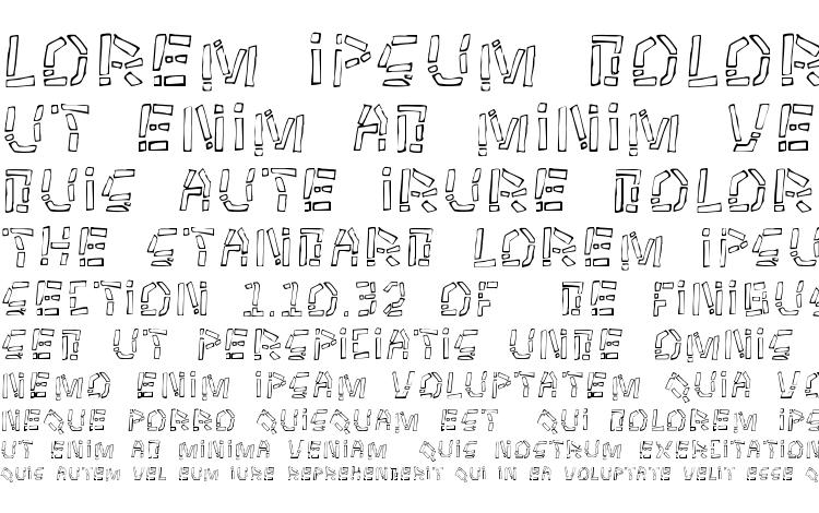 specimens Tikitype regular font, sample Tikitype regular font, an example of writing Tikitype regular font, review Tikitype regular font, preview Tikitype regular font, Tikitype regular font