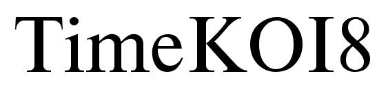 TimeKOI8 font, free TimeKOI8 font, preview TimeKOI8 font