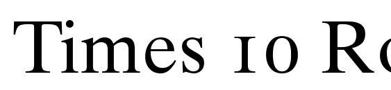 Times 10 Roman Oldstyle Figures Font