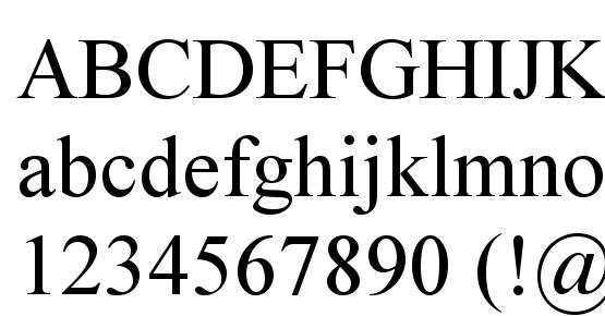 times new roman truetype font