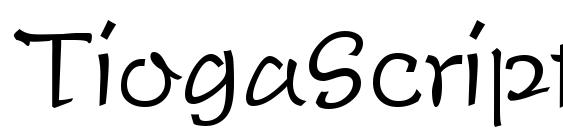 TiogaScript Light Regular Font
