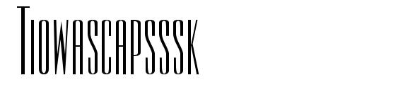 Tiowascapsssk Font