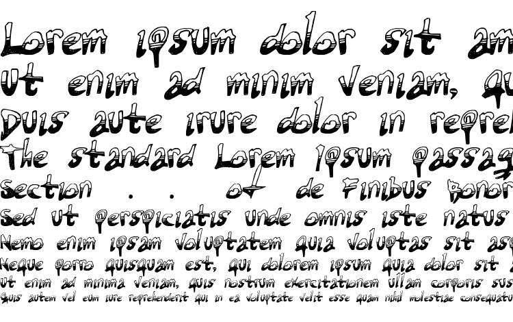 specimens Tiredterrorist font, sample Tiredterrorist font, an example of writing Tiredterrorist font, review Tiredterrorist font, preview Tiredterrorist font, Tiredterrorist font