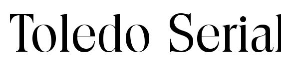 Toledo Serial Regular DB font, free Toledo Serial Regular DB font, preview Toledo Serial Regular DB font