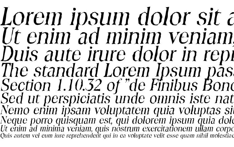 specimens ToledoAntique Italic font, sample ToledoAntique Italic font, an example of writing ToledoAntique Italic font, review ToledoAntique Italic font, preview ToledoAntique Italic font, ToledoAntique Italic font