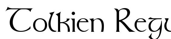 шрифт Tolkien Regular, бесплатный шрифт Tolkien Regular, предварительный просмотр шрифта Tolkien Regular