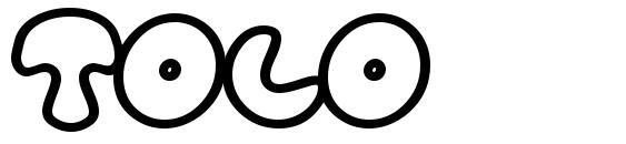 шрифт Tolo, бесплатный шрифт Tolo, предварительный просмотр шрифта Tolo