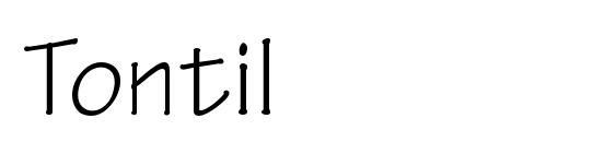 шрифт Tontil, бесплатный шрифт Tontil, предварительный просмотр шрифта Tontil
