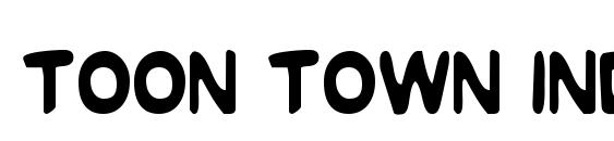 шрифт Toon Town Industrial Cond, бесплатный шрифт Toon Town Industrial Cond, предварительный просмотр шрифта Toon Town Industrial Cond