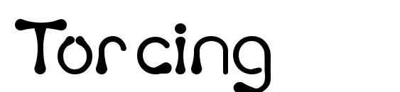 шрифт Torcing, бесплатный шрифт Torcing, предварительный просмотр шрифта Torcing
