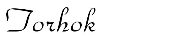 шрифт Torhok, бесплатный шрифт Torhok, предварительный просмотр шрифта Torhok